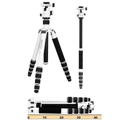 Benro / Mefoto A-1350Q1W Mag.Alum.Colorful Travel Angel Tripod (White)