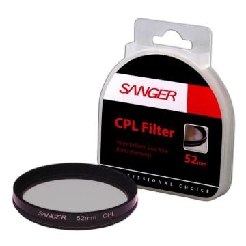 Sanger 52mm CPL Polarize Filtre