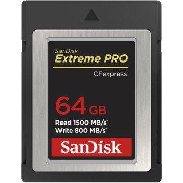 SanDisk 64GB 1500MB/s Extreme PRO CFexpress Type B Hafıza Kartı