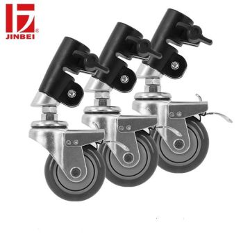 JINBEI  JB11-036C Caster Kit (3lü) Çap 30cm Çelik Işık Standı Tekerleği