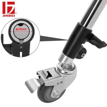 JINBEI  JB11-036C Caster Kit (3lü) Çap 30cm Çelik Işık Standı Tekerleği