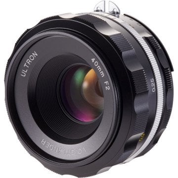 Voigtlander Ultron 40mm f/2 SL IIS Aspherical Lens (Nikon F) Black