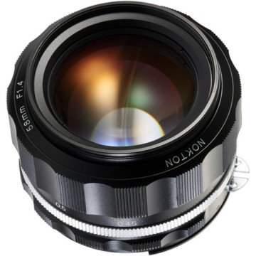 Voigtlander Nokton 58mm f/1.4 SL II S Lens (Black) Nikon F