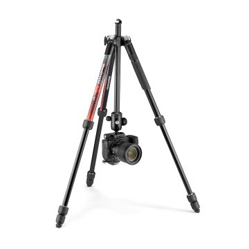 Manfrotto MKELMII4RMB-BH Element MII Alimünyum Traveller Tripod + Mobil Remote ( Red)