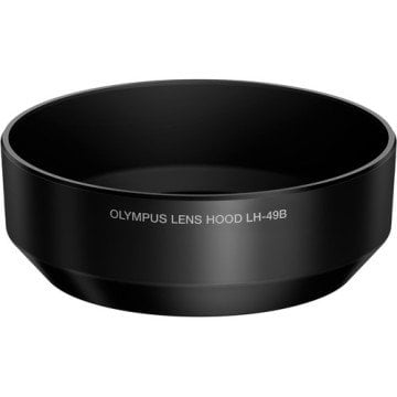 Olympus LH-49B Hood 25mm Lens için Black