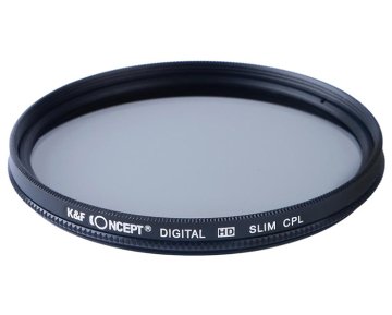 K&F Concept 46mm Polarize HD Slim Filtre