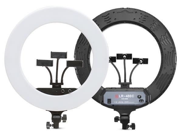 JINBEI LR-480C LED Ring Light(18 inc 480Led)+L-180 Işık Stand Kiti