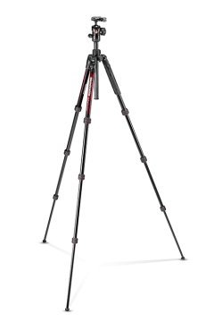 Manfrotto MKBFRTA4RD-BH Befree Advanced Twist Lock Tripod Kit Çantalı (Red)