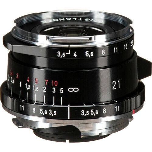 Voigtlander Color-Skopar 21mm f/3.5 Aspherical Type II Lens (Leica M) Black