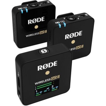 Rode Wireless GO II Kablosuz Mikrofon (Black)