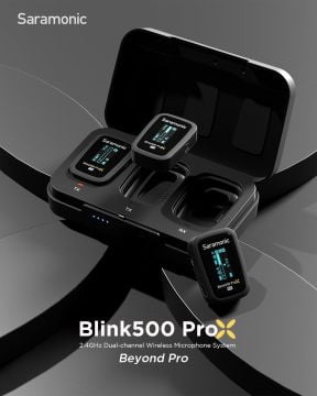 Saramonic Blink500 ProX B2 Kablosuz İkili Yaka Mikrofonu