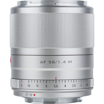 Viltrox AF 56mm f/1.4 M Lens Canon EF-M (Silver)