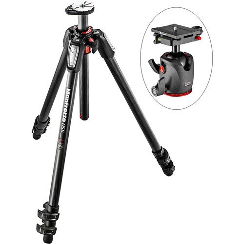 Manfrotto MT055CXPRO3 Carbon Fiber Tripod + BHQ6 Ball Head Kit