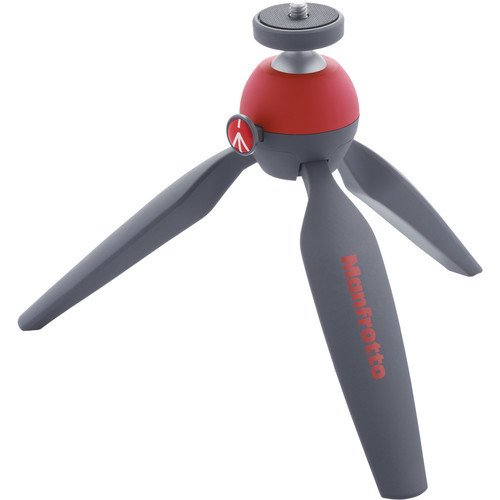 Manfrotto Pixi Mini Table Tripod Red Grey