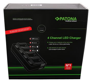 Patona Canon LP-E6  Premium Dörtlü Şarj Aleti Cihazı