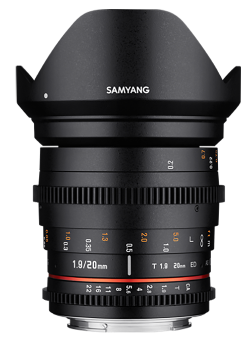 Samyang 20mm T1.9 ED AS UMC Cine Lens (Sony E)