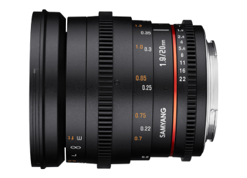 Samyang 20mm T1.9 ED AS UMC Cine Lens (Sony E)