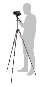 Manfrotto Befree Live Carbon Fiber Video Tripod (MVKBFRTC-LIVE)