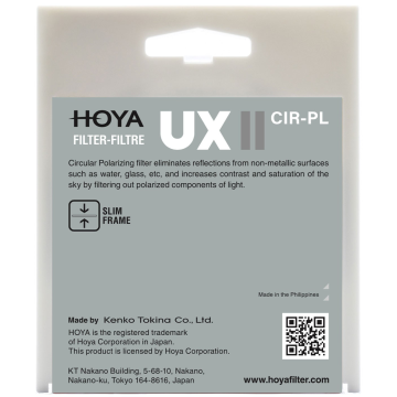 Hoya 77mm UX II Circular Polarize Filtre