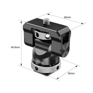 SmallRig BSE2346B Metal Ayak Döner ve Eğimli Monitör Montajı Kızağı