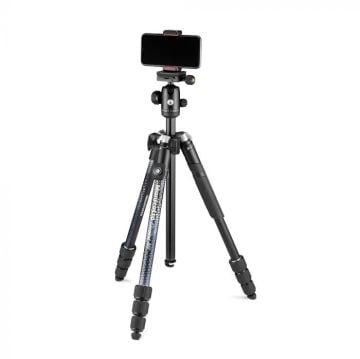 Manfrotto  MKELMII4BMB-BH Element MII Alimünyum Traveller Tripod + Mobil Remote ( Black )