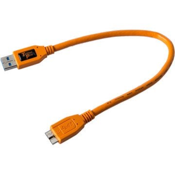 TetherPro USB 3.0 to Micro-B (30 cm) SuperSpeed Bağlantı Kablosu (CU5404ORG)