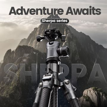 Fotopro Sherpa Max Carbon Fiber Tripod (Monopod Özellikli)