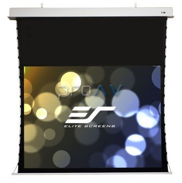 Elite Screens Evanesce Tab Tension Tavan Gömme Projeksiyon Perdesi 186x105 TopDrop 50 cm