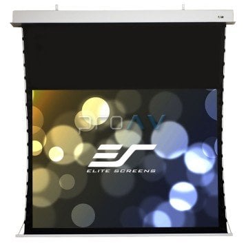 Elite Screens Evanesce Tab Tension Tavan Gömme Projeksiyon Perdesi 234x132 TopDrop 60 cm
