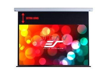 Elite Screens Saker Elektrikli Projeksiyon Perdesi Premium 186x105 TopDrop 30 cm