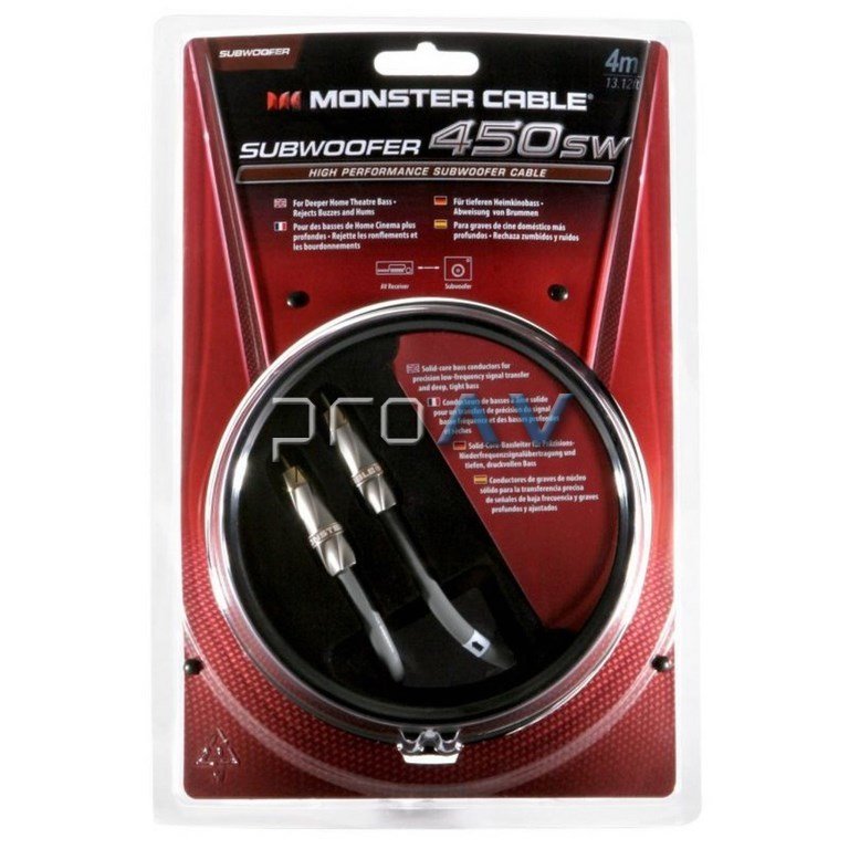 MONSTER CABLE 450SW 8M. SUBWOOFER KABLOSU