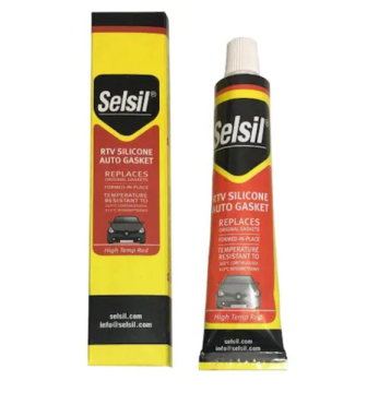 SELSİL RTV Yüksek Isı Silikonu 50 ML - 285°C Dayanıklı