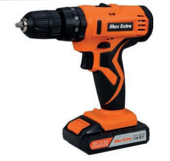 MAX EXTRA Mx1825D 18 Volt 1.3 Ah Çift Akülü Darbeli Matkap