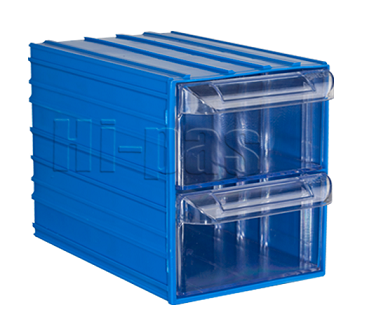 401 6D Numaralı Plastik Çekmeceli Kutu / 10 Adet