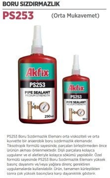 AKFİX PS253 Boru Sızdırmazlık  (Orta Mukavemet)