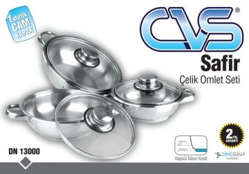 CVS Çelik Omlet Set Safir
