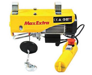 MAX EXTRA MX11103 - 400 / 800 Kg Elektrikli Vinç Yük Kaldırma Bakır Sargı