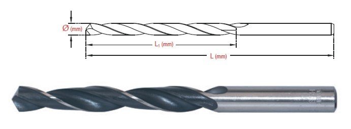 MAIER DIN338 HSS Haddeli Matkap Uçları