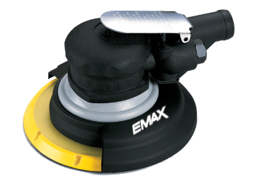 EMAX ET-2820 Havalı Daire Zımpara Tabancası Makinesi 150mm (6'') 11000 Devir Toz Torbalı