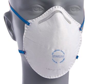 STARLİNE V-220 SL Ventilsiz Konfor Serisi Kubbeli Toz Maskesi Mavi (240 Adet)