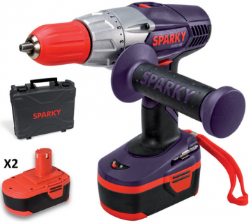 SPARKY Akülü Darbeli / Vidalama / Delme Ni-Cd 18 Volt / 2 Amper