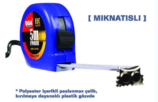 UGR ŞERİT METRE MIKNATISLI 10 x 25 (12 Adet)