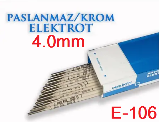 OERLİKON 4.0 x 350mm Paslanmaz Elektrod E-106 (40 Adet)