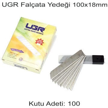 UGR Maket Falçata Yedeği 18mm - 100 Adet