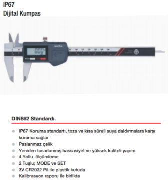 WERKA IP67 Dijital Kumpas