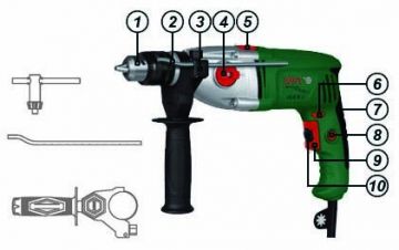 DWT Darbeli Matkap 1050 Watt