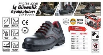 SGS Profesyonel S1 Çelik Burunlu Kışlık Deri İş Güvenlik Ayakkabısı