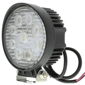 EMR91 - Yuvarlak Sis Çalışma Lambası 27 Watt - 9 Ledli (Traktör-İş Makinası - Off Road)