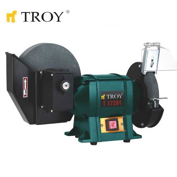 TROY T 17201 Taş Zımpara Motoru Sulu 200 mm /  Kuru 150 mm