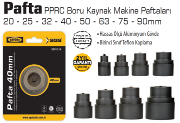 SGS Pafta PPRC Boru Kaynak Makine Paftaları